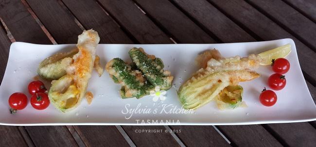 Sylvia's Fried Zucchini Flowers